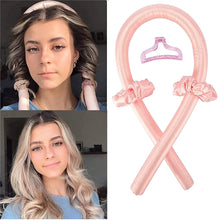 Load image into Gallery viewer, Heatless Curling Rod Headband with Hair Clips and Scrunchie Set