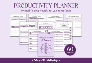 Productivity Planner, Planner for Adults Daily Routine, Daily Planner Weekly Planner Monthly Planner Bundle, Planner Insert Sets, To do List