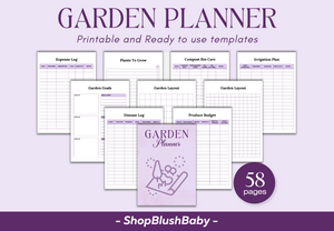 Garden Planner, Gardening Planner, Garden Planner, Plant Planner, Garden Journal,Garden Organizer, Plant Record, Gardening Logbook