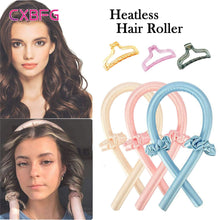 Load image into Gallery viewer, Heatless Curling Rod Headband with Hair Clips and Scrunchie Set